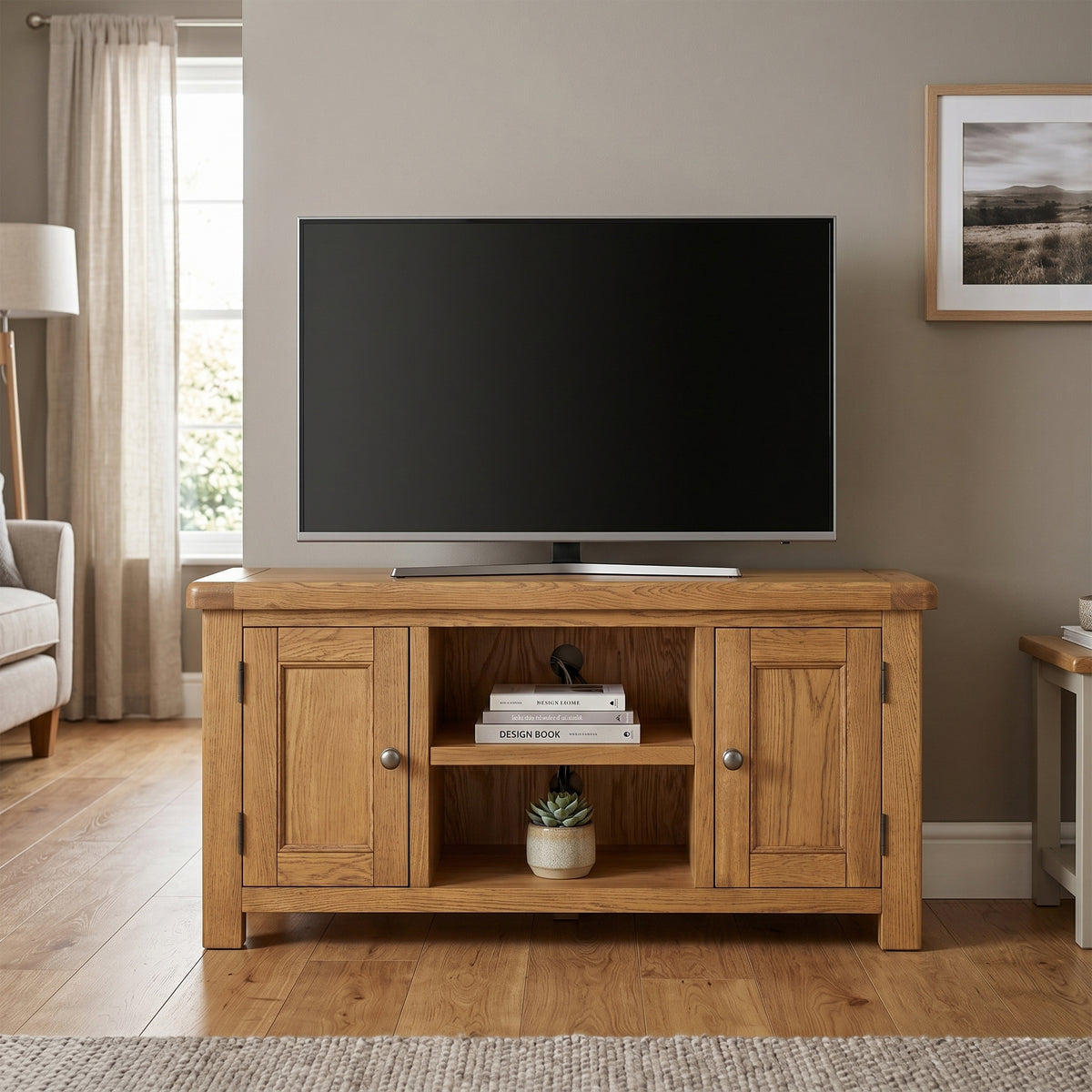 Dorchester Oak Medium TV Unit