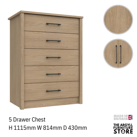 Edale 5 Drawer Chest