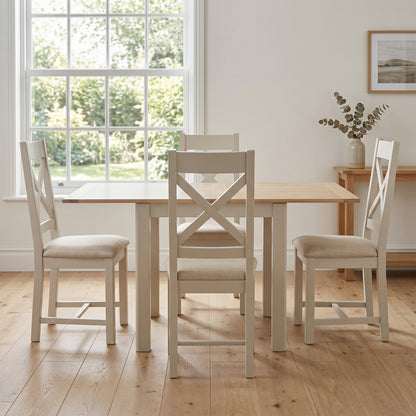 Windermere Square Dining Table Set + 4 Chairs