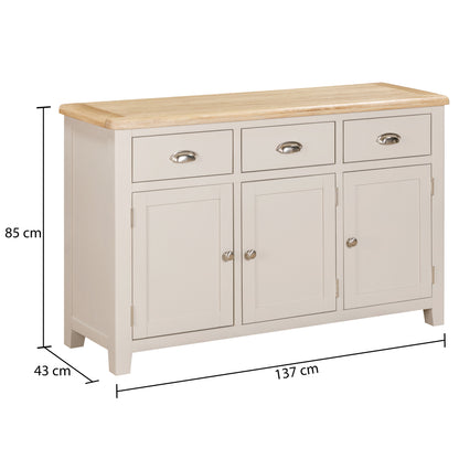 Windermere Painted 3 Door Sideboard