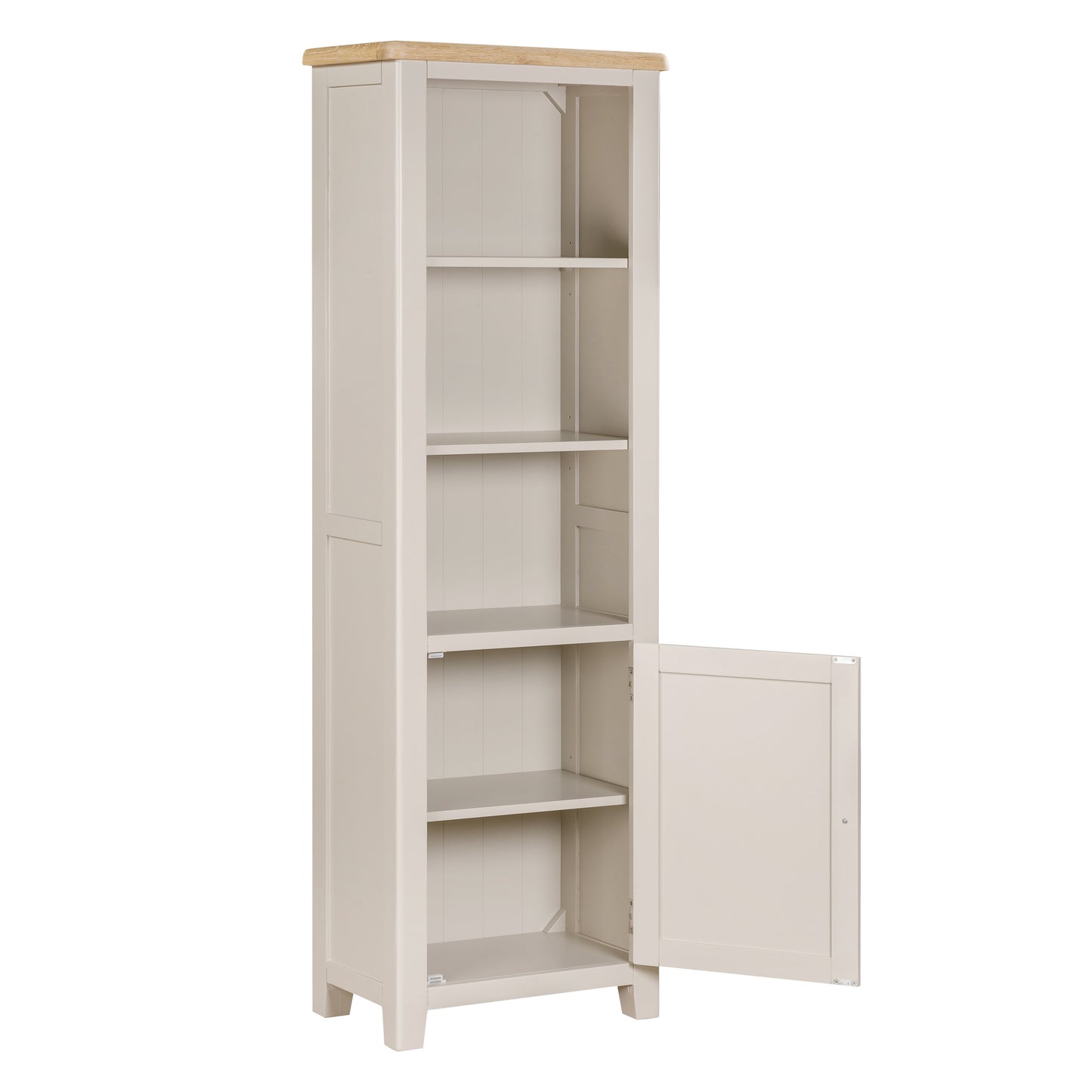 Windermere Painted 1 Door Tall Narrow Bookcase