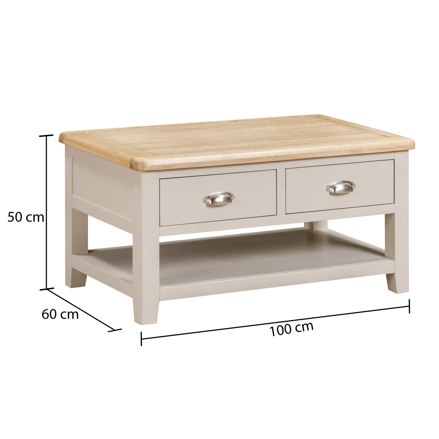 Windermere Painted 2 Drawer Coffee Table