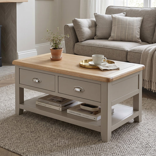 Windermere Painted 2 Drawer Coffee Table