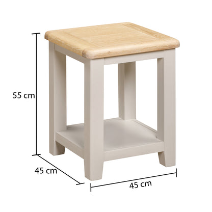 Windermere Painted Lamp & Nest Tables