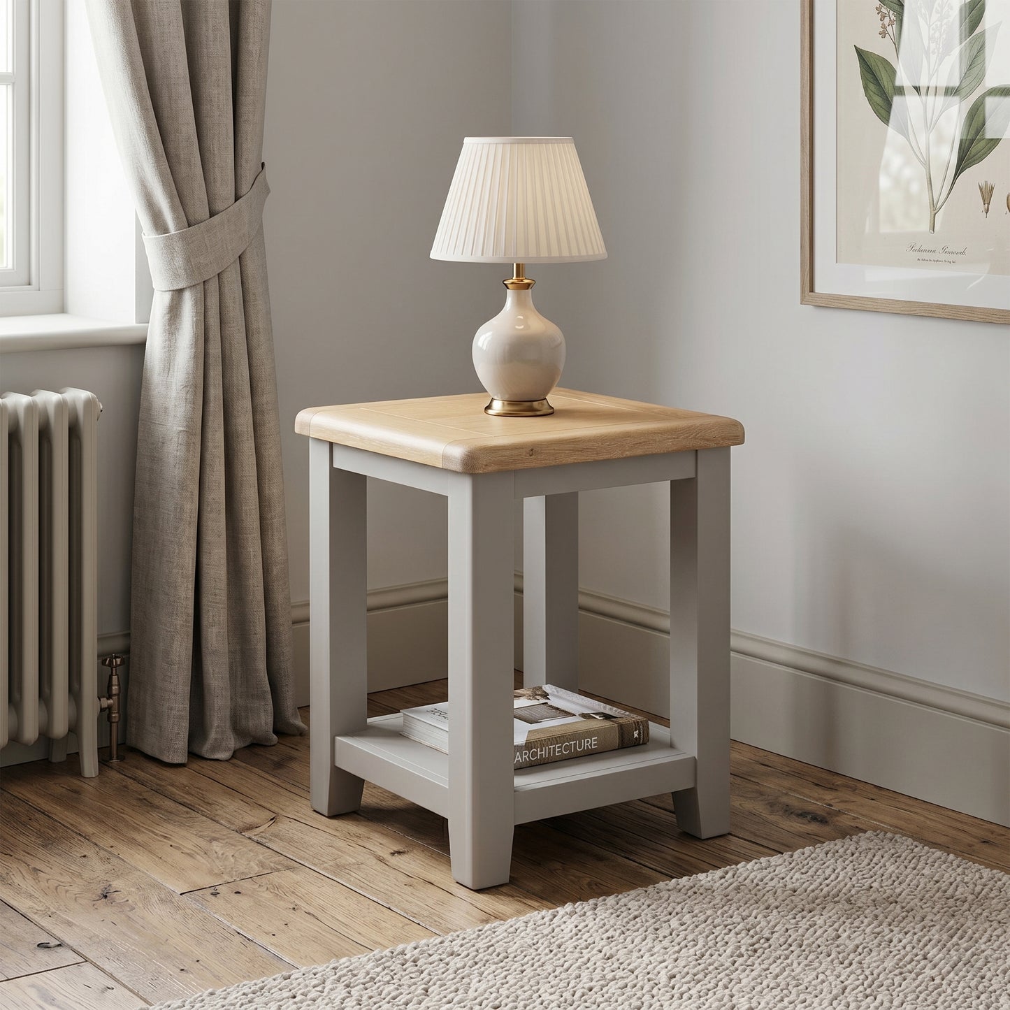 Windermere Painted Lamp & Nest Tables