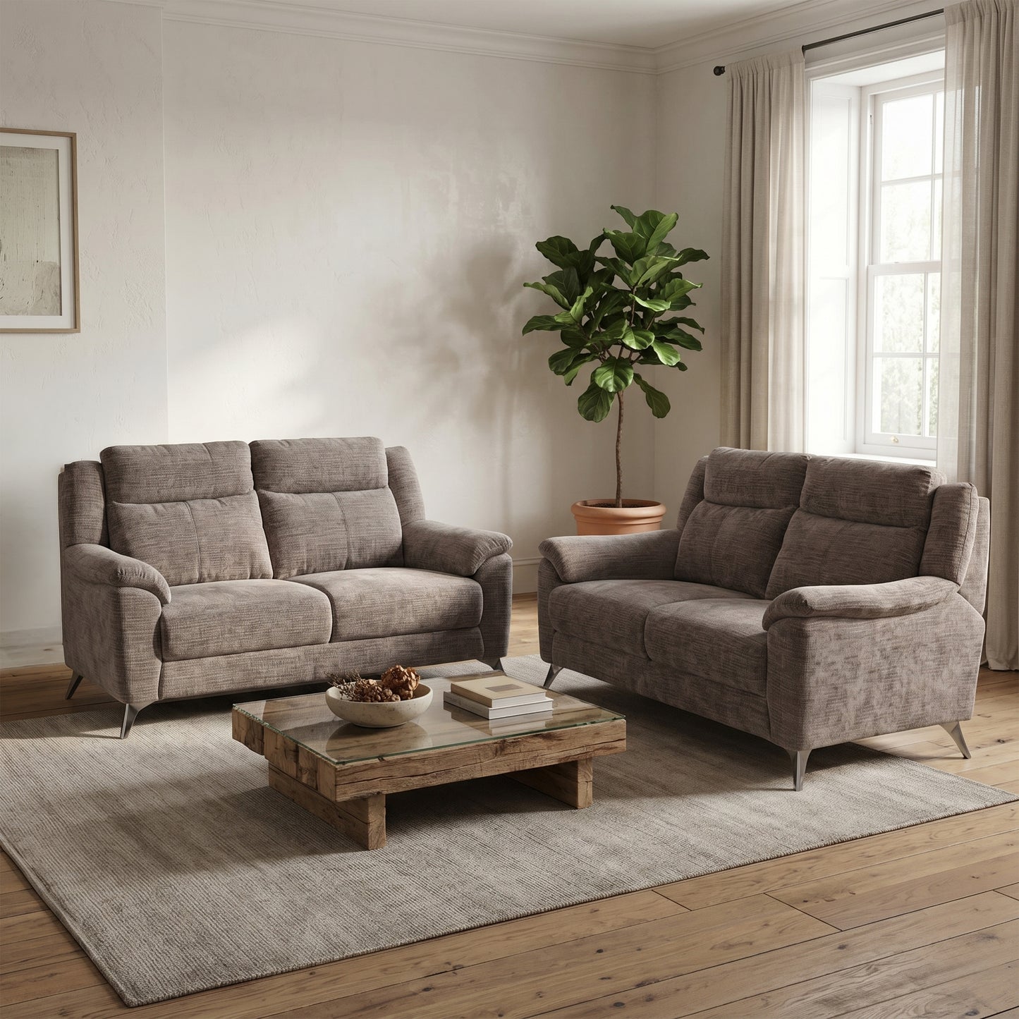 Monroe 2 Seater & 3 Seater Electric Recliner Set