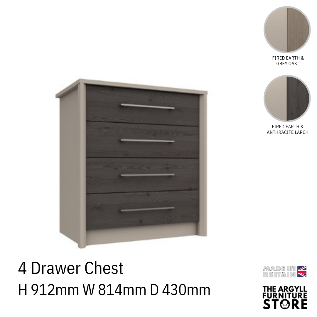 Burford 4 Drawer Chest