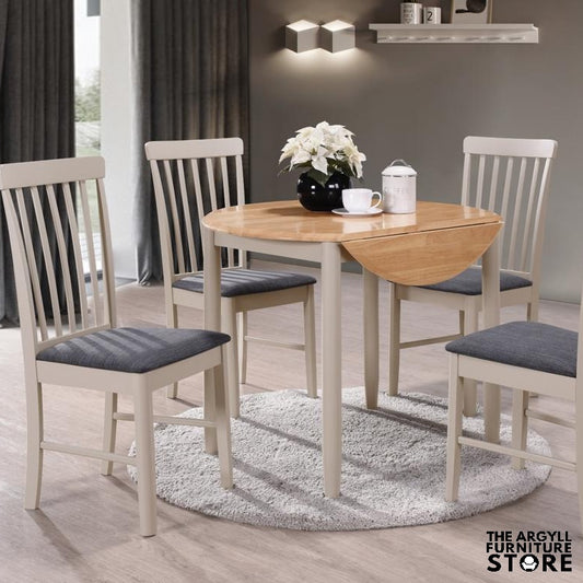 Altona Round Drop Leaf Dining Set