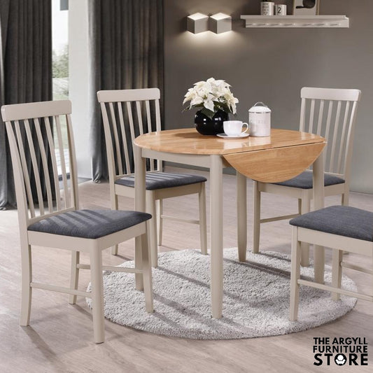 Altona Round Drop Leaf Dining Table