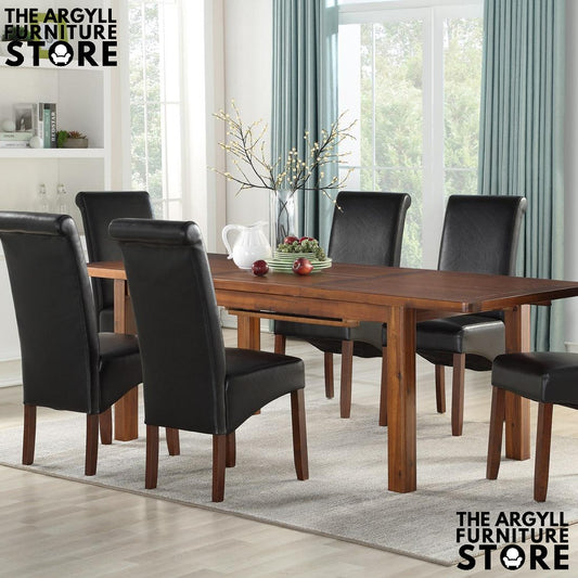 ANDORRA 165CM EXTENSION DINING SET