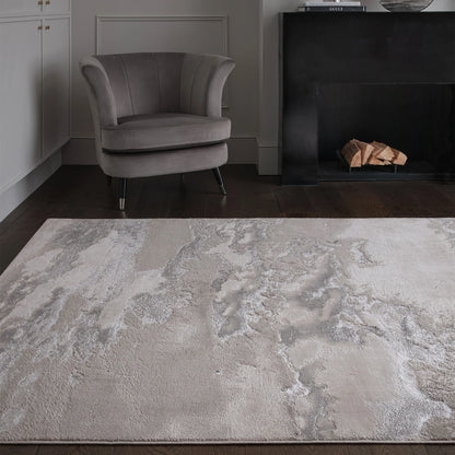 Aurora Cloud Metalic Rug