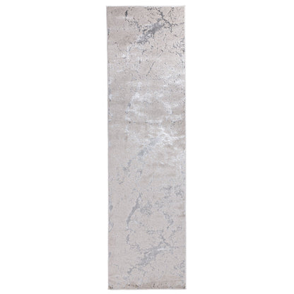 Aurora Solar Metallic Silver Rug