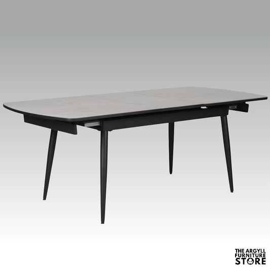 Cassino 160cm Automatic Extension Dining Table Grey