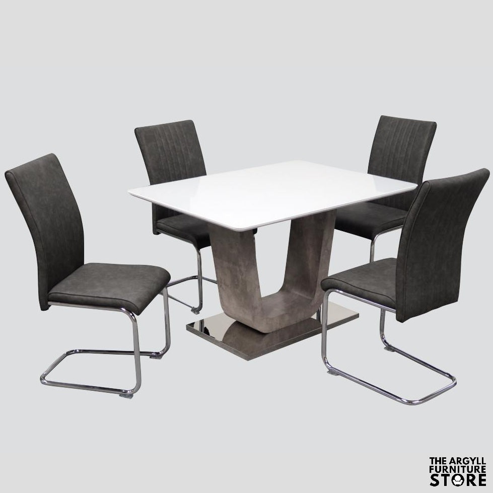 Castello 120cm Fixed Dining Set