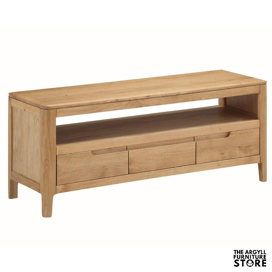 Dunmore Oak Large TV Unit