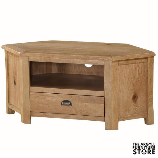 Kilmore Oak Corner TV Unit