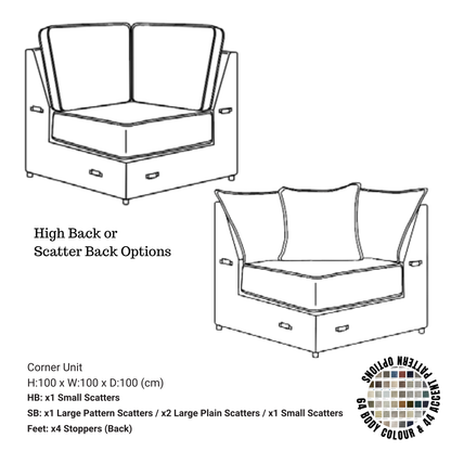 Ariya Corner Sofa System