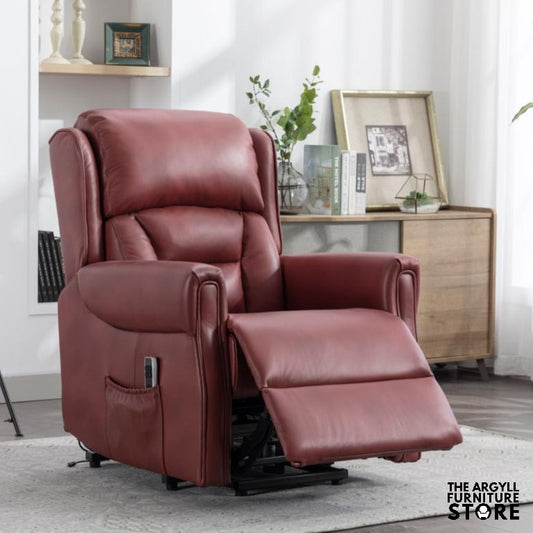 Sandringham Lift And Tilt Armchair - Leather