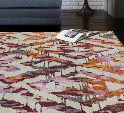 Amelie Diamond Flatweave Multi Colour Rug
