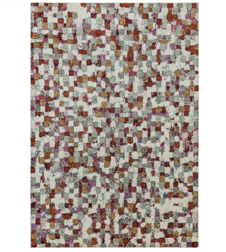 Amelie Pixel Flatweave Multi Colour Rug AM09