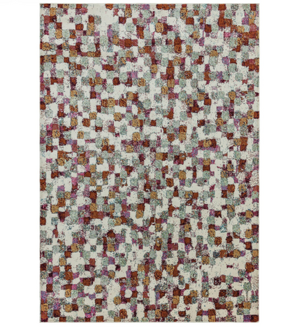 Amelie Pixel Flatweave Multi Colour Rug AM09