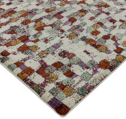 Amelie Pixel Flatweave Multi Colour Rug AM09