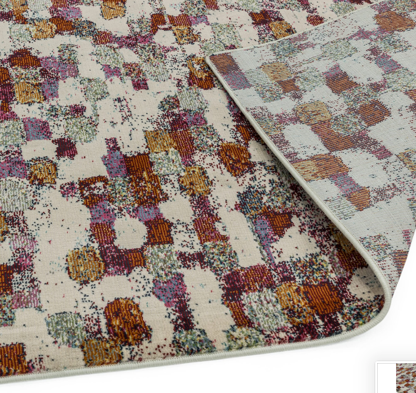 Amelie Pixel Flatweave Multi Colour Rug AM09