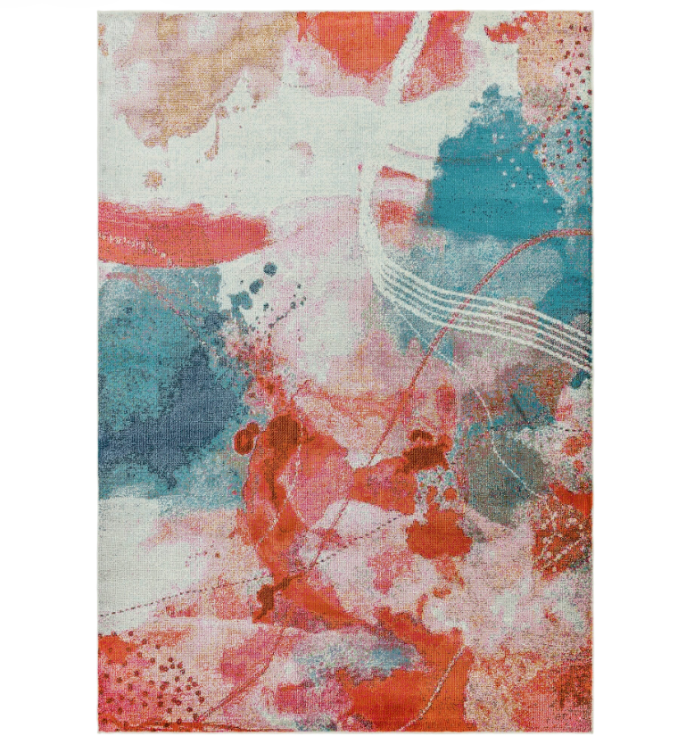 Amelie Sundown Flatweave Multi Colour Rug AM06
