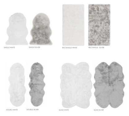 Aukland Faux Sheepskin Rug Collection
