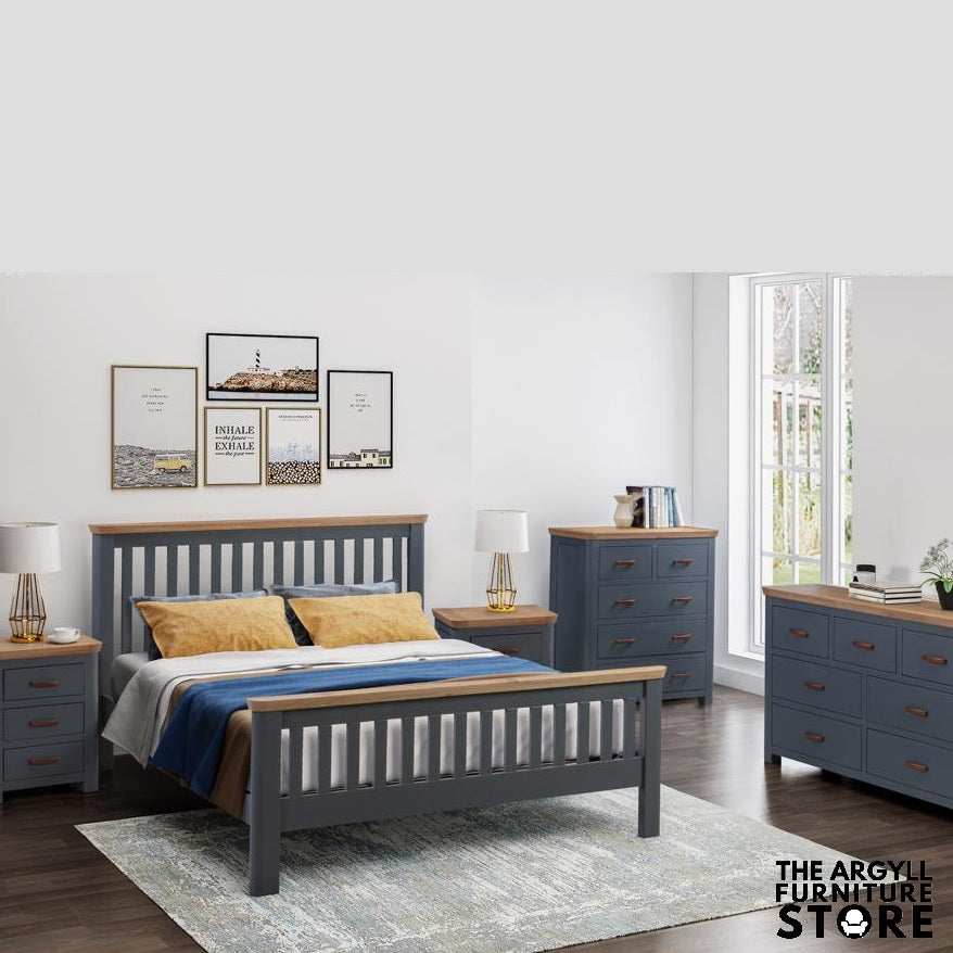 Treviso Midnight Blue 5' Bed