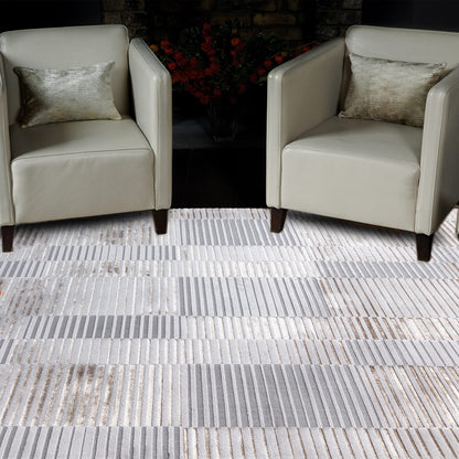 Aurora Ripple Metallic Rug