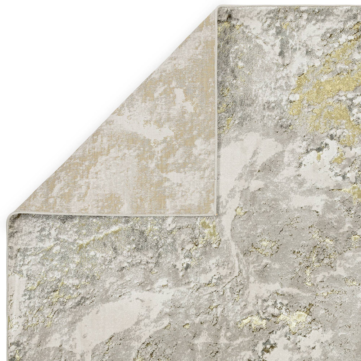 Aurora Lustre Metallic Gold Rug