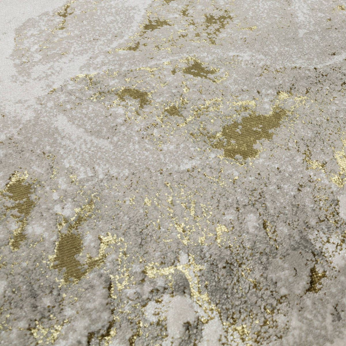 Aurora Lustre Metallic Gold Rug