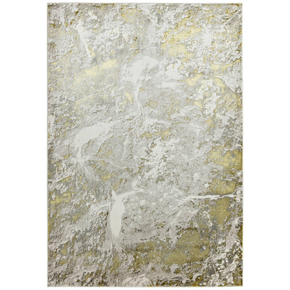Aurora Lustre Metallic Gold Rug