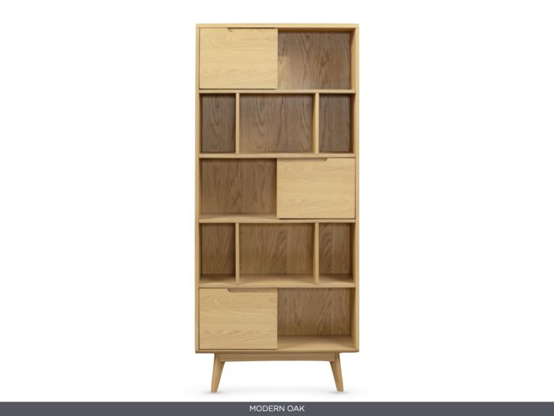 Carrington Large Double Bookcase