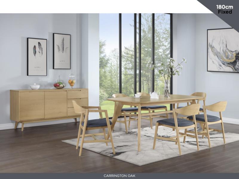 Carrington 140cm Extension Dining Set